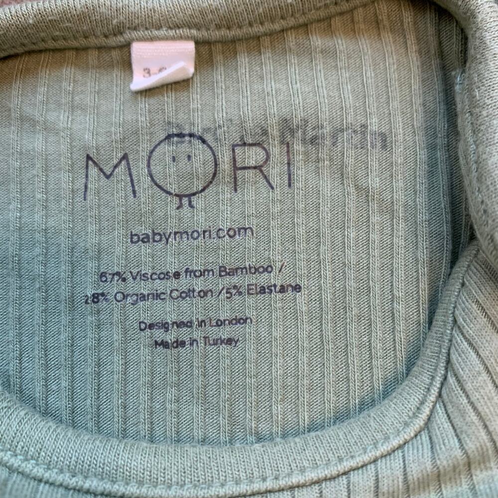 Mori Ribbed Bamboo Romper - Picture 2 of 8